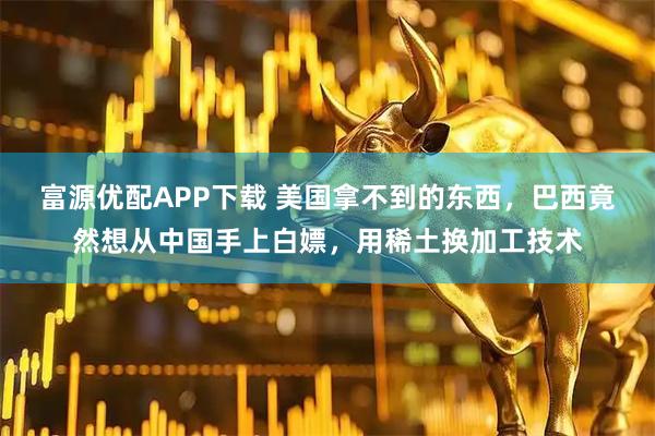 富源优配APP下载 美国拿不到的东西，巴西竟然想从中国手上白嫖，用稀土换加工技术
